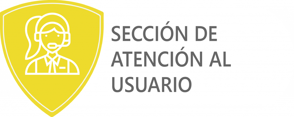 botón de servicio 9-1-1 Botón de seccion de atencion al usuario