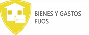 Botón de transparencia para bienes y gastos fijos